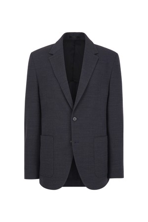 울 블렌드 서커 셋업 자켓 - 네이비(JNJA6B384N2)