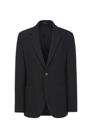 울 텍스쳐 자켓 - 블랙(JNJA6A101BK)