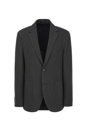 울 텍스쳐 자켓 - 다크그레이(JNJA6A101G3)