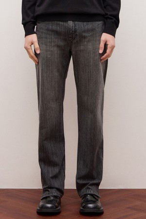 [STRAIGHT-FIT] 데님 팬츠 - 블랙(JNPA6B002BK)