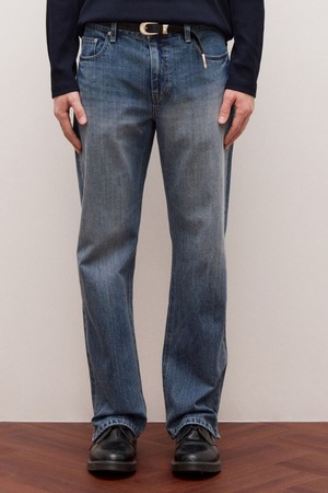 [STRAIGHT-FIT] 데님 팬츠 - 블루(JNPA6B002B2)