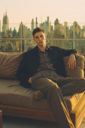 소프트 울 블렌드 셔켓 - 다크브라운 (JNJU6A308W3)