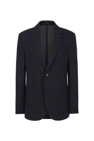 울 멜란지 텍스쳐 자켓 - 다크네이비 (JNJA6B407N3)