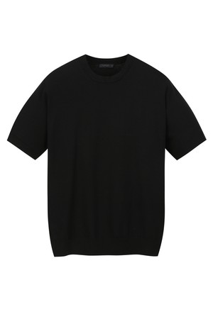 실키 크루넥 니트 - 블랙 (JNSW6B304BK)