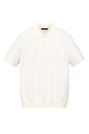 실키 카라 니트 - 아이보리 (JNSW6B303IV)