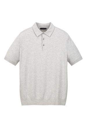 실키 카라 니트 - 그레이 (JNSW6B303G2)