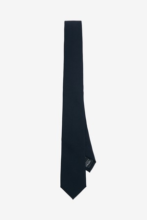 High Wool Blended Office Slim Tie (Dark Navy) TNNE6E100N2