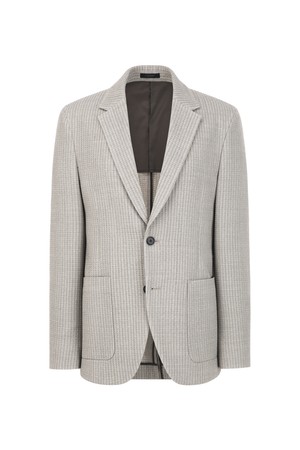 울 텍스쳐 자켓 - 라이트그레이 (JNJA6A202G1)