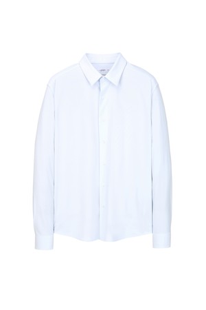 저지 솔리드 베이직 셔츠 - 블루 (JNSH6B102B2)