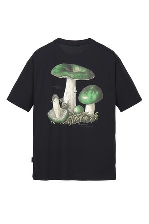 [NEW YORK PALETTE] FOREST FLOOR 그래픽 티셔츠 - 블랙 (JNTS6B405BK)
