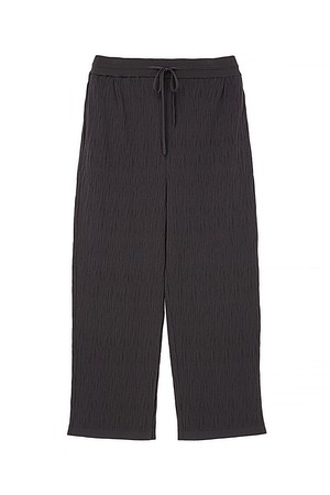 플리츠 니트 팬츠 - 다크그레이 (JNSW6B605G3)