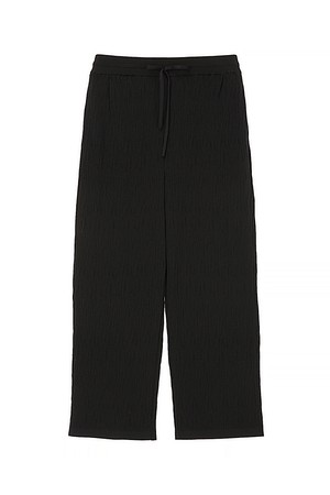 플리츠 니트 팬츠 - 블랙 (JNSW6B605BK)