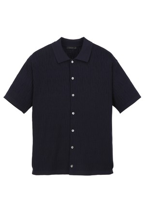 플리츠 카라 가디건 - 다크네이비 (JNSW6B604N3)