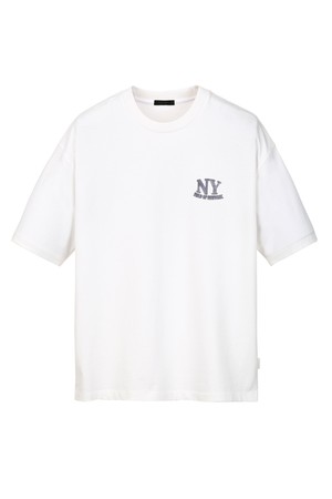 [EXCLUSIVE][NEWYORK PALETTE] SUMMER LEAGUE 그래픽 티셔츠 - 화이트 (JNTS6B702WT)