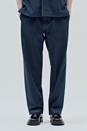 스트링 섬머 데님 팬츠 - 인디고블루 (JNPA6B010B3)