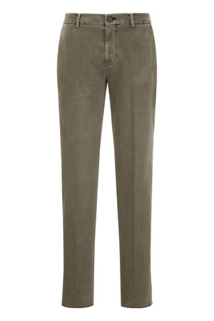 [ORDINARY FIT]  가먼트다잉 베이직 코튼 팬츠 - 다크카키 (JNPA6D101K3)
