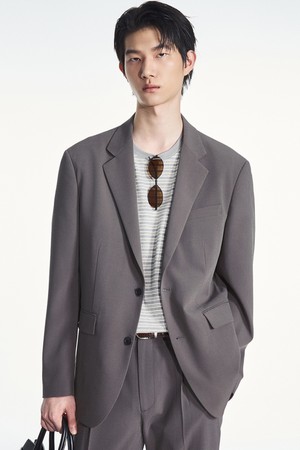 Hard Twist Comfort Jacket (Greyish Khaki) TNJA6E204K2