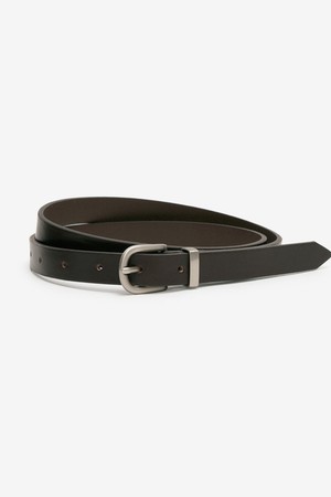 Italy Calf Leather Belt (Brown) TNBE6F100W2