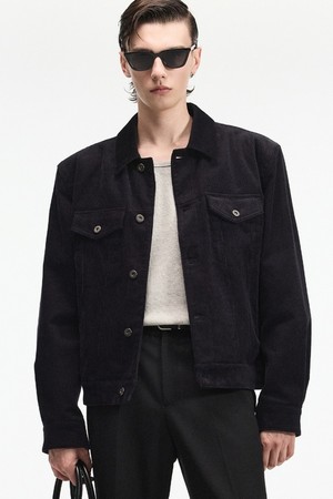 Corduroy Trucker (Navy) TNJU6F100N2