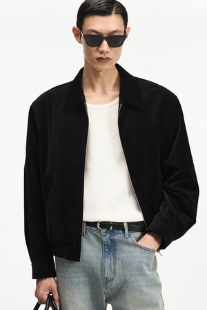 Velvet Blouson Jumper (Black) TNJU6F104BK