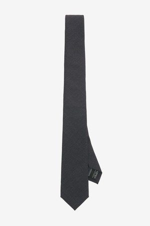 Wool Blend Comfort Slim Tie (Charcoal) TNNE6F100G2