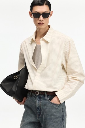 Comfort Stripe Shirt (Yellow) TNSH6F100Y2