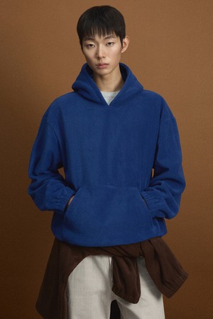 Oversized Fleece Hooded Sweatshirt (Blue) TNTS6F101B2