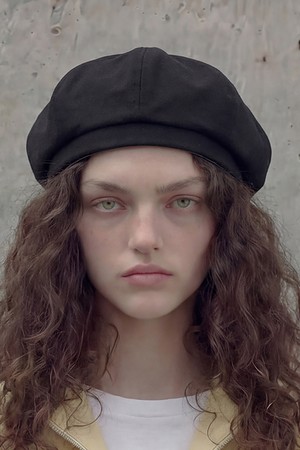 코튼 베레모 BREAD BERET / BIO / BLACK