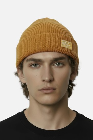 겨울 숏비니 BEANIE / MONK FIT / MUSTARD
