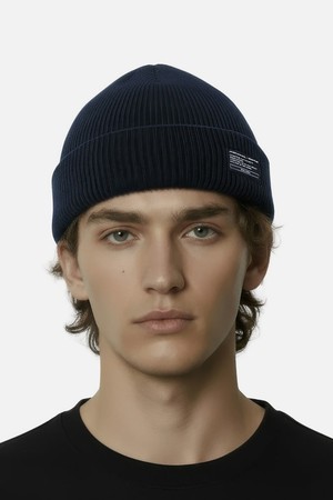겨울 숏비니 BEANIE / MONK FIT / NAVY