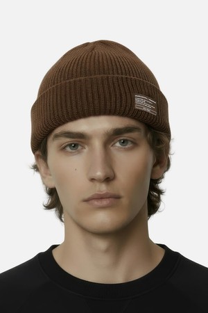 겨울 숏비니 BEANIE / MONK FIT / BROWN