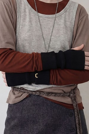 겨울 램스울 핸드 워머 SLEEVE WARMER / LAMBS WOOL / BLACK