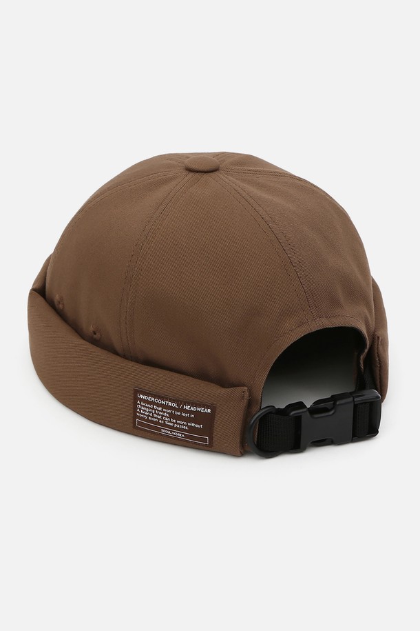 UNDERCONTROL - 모자 - MOLD CAP / TWILL COTTON / D BROWN