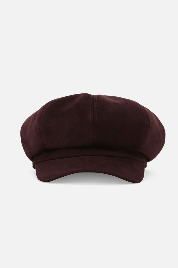 UNDERCONTROL STUDIO - 모자 - CASTRO BERET / T SUEDE / D WINE