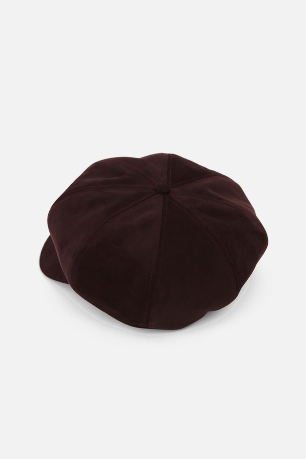 UNDERCONTROL STUDIO - 모자 - CASTRO BERET / T SUEDE / D WINE