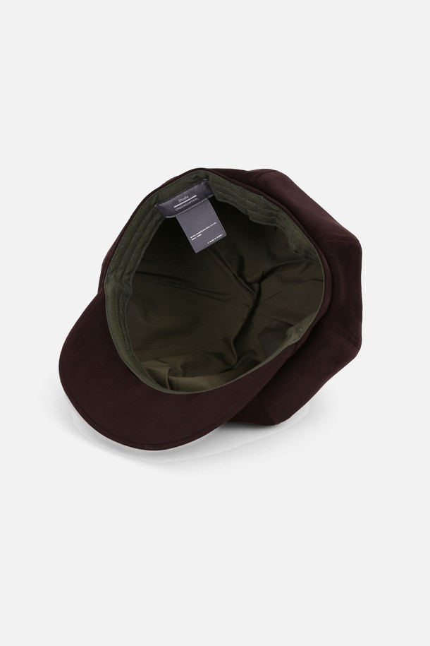 UNDERCONTROL STUDIO - 모자 - CASTRO BERET / T SUEDE / D WINE