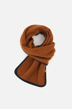 ALPACA FLEECE MUFFLER / UDC / CARAMEL BROWN