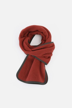 ALPACA FLEECE MUFFLER / UDC / RUBY RED