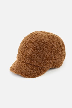 SHORT VISOR BALL CAP / POODLE / CARAMEL