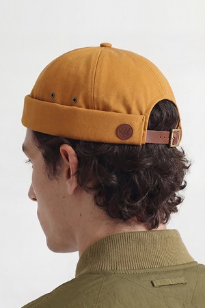 빈티지 코튼 브림리스캡 MOLD CAP / VNTG / MUSTARD