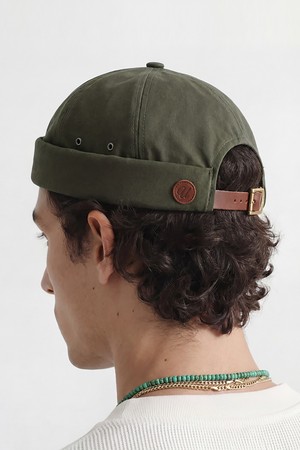 빈티지 코튼 브림리스캡 MOLD CAP / VNTG / OLIVE