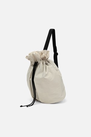 3WAY STRING BAG / WRINKLE / PC / MILK