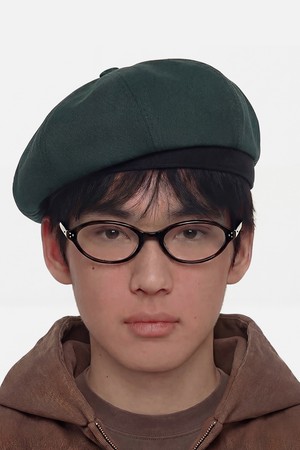 코튼 사이즈 조절 베레모 BERET / WEB STRAP / GREEN