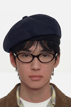코튼 사이즈 조절 베레모 BERET / WEB STRAP / NAVY
