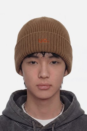 사계절 비니 BEANIE / RIB / LOOSE / UC / D BROWN