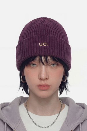 사계절 비니 BEANIE / RIB / LOOSE / UC / D PURPLE