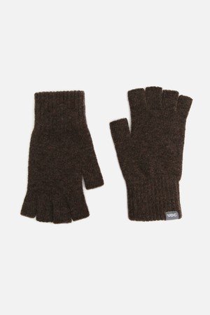 핑거리스 반장갑 FINGERLESS / UDC / MELANGE / WOOD BROWN