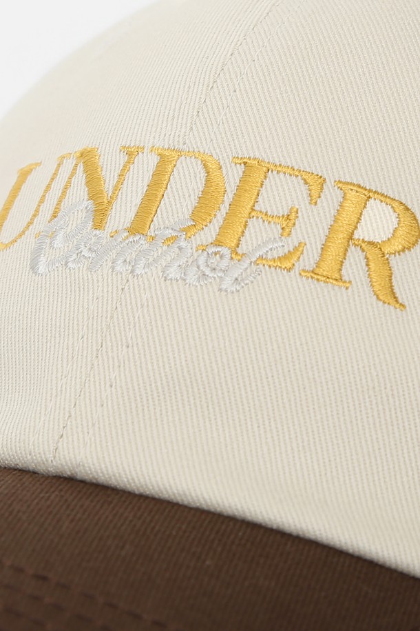 UNDERCONTROL - 모자 - ATHLETIC / AUTHENTIC B B / IVORY BROWN