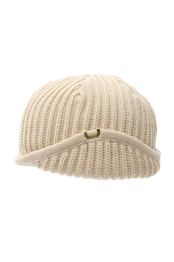 UNDERCONTROL STUDIO - 모자 - EAR FLAP BEANIE / SOLID A / CREAM