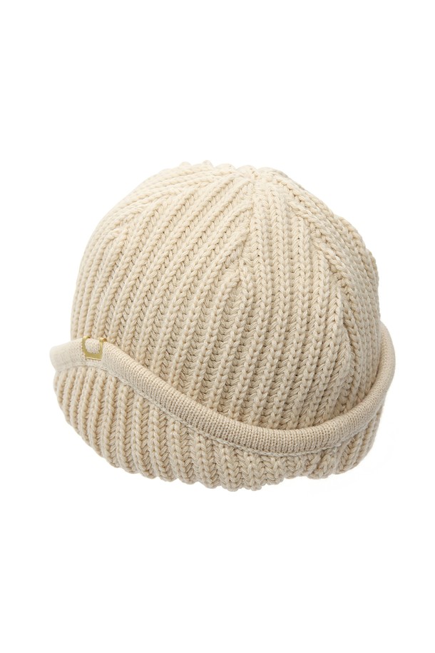 UNDERCONTROL STUDIO - 모자 - EAR FLAP BEANIE / SOLID A / CREAM